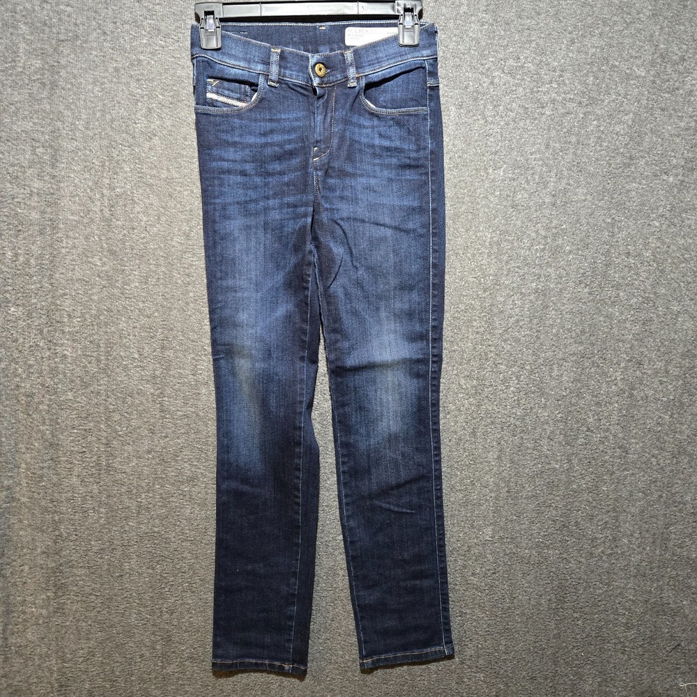 DIESEL Women SANDY Regular Slim Straight Jeans Size W24 L30